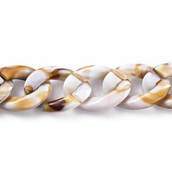 Acrylic Curb Chains&nbsp;X-AJEW-JB00505-04