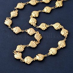 304 Stainless Steel Strawberry Link Chain Necklaces for Women&nbsp;NJEW-G178-15G