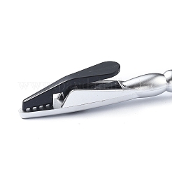 ABSプラスチックブレスレットヘルパー  ジュエリー着用ツールを支援するため  銀  17.7x1.6x1.8cm&nbsp;TOOL-O008-01B