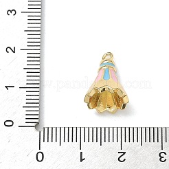 真鍮製エナメルペンダント  バドミントンのチャーム  ラックめっき  カドミウムフリー＆鉛フリー  18KGP本金メッキ  ディープスカイブルー  15x10.5mm  穴：1.2mm&nbsp;KK-I476-28A-G01