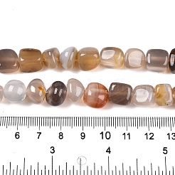 Natural Grey Agate Beads Strands&nbsp;G-N342-64