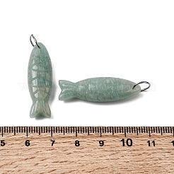 Natural Amazonite Carved Pendants&nbsp;X-G-G314-01P-06