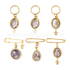 DIY Geometry Charm Brooch Making Kit&nbsp;DIY-FW0001-28