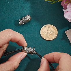 2Pcs Brass European Beads&nbsp;KK-HY0004-63AS