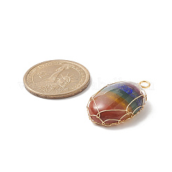 7 Chakra Natural Gemstone Pendants&nbsp;PALLOY-TA00018