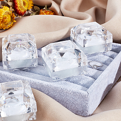 Acrylic Jewelry Ring Box&nbsp;CON-WH0085-10A