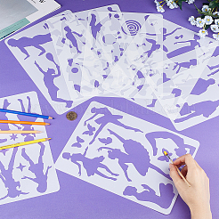 Plastic Drawing Painting Stencils Templates&nbsp;DIY-GF0010-01A