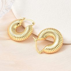 Brass Stud Earrings for Women&nbsp;KK-CBAD851-07G