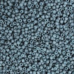 トーホー 15/0ラウンドビーズ  日本製シードビーズ  （2605f）半艶出しブルーターコイズ  1.5mm  穴：0.7mm  約15000個/50g&nbsp;SEED-XTR15-2605F