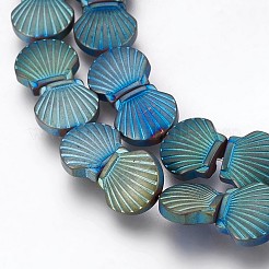 Electroplated Non-magnetic Synthetic Hematite Beads Strands&nbsp;G-P392-T09