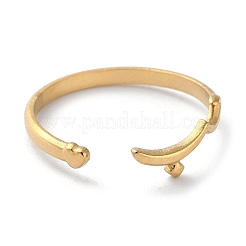 304 Stainless Steel Open Cuff Rings&nbsp;LS-RJEW-H219-01G