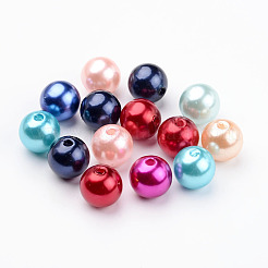 Mixed Acrylic Pearl  Round Beads For DIY Jewelry and Bracelets&nbsp;X-PACR-12D-M