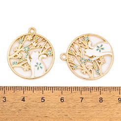 Rack Plating Alloy Enamel Pendants&nbsp;LS-FIND-A040-07A-04G