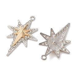 Alloy Rhinestone Pendants&nbsp;RB-CBAA987-17B