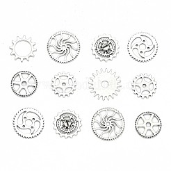 20Pcs Tibetan Style Alloy Gear Pendants&nbsp;TIBEP-FS0001-03AS