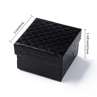 Square Cardboard Ring Boxes&nbsp;LS-X1-CBOX-S020-03-1