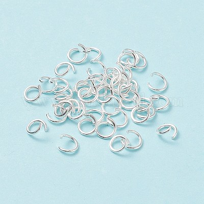 鉄オープン丸カン  ラウンド  銀  19ゲージ  6x0.9mm  内径：4.2mm  約9000個/1000g&nbsp;JROS6mm-1