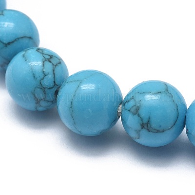 Synthetic Turquoise Jasper Bead Stretch Bracelets&nbsp;BJEW-K212-A-022-1