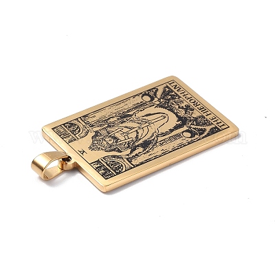 201 Stainless Steel Pendant&nbsp;STAS-B033-01G-05-1