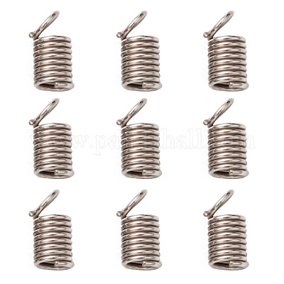 Iron Coil Cord Ends&nbsp;E195Y-1