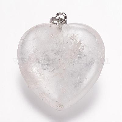 Natural Quartz Crystal Pendants&nbsp;G-E338-10C-1