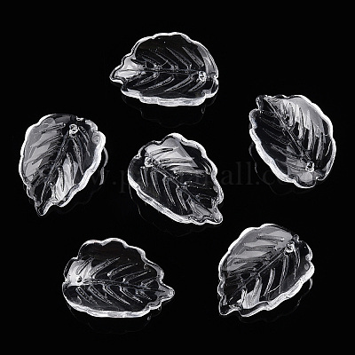 Transparent Glass Petal Beads&nbsp;GLAA-N001-17-1