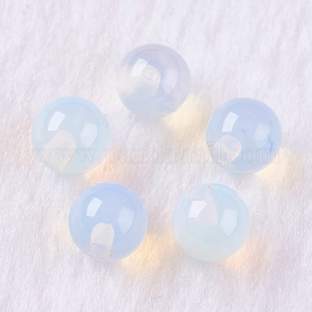 オパールビーズ  片穴  ラウンド  4mm  穴：1mm&nbsp;G-K275-27-4mm-1