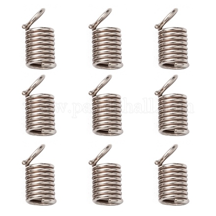 Iron Coil Cord Ends&nbsp;E195Y-1