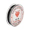 Strong Stretchy Beading Elastic Thread, Flat Elastic Crystal String, Black, 0.8mm, about 10.93 yards(10m)/roll