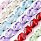 Electroplate Glass Beads Strands, Faceted, Stone, Mixed Color, 15.5~16x12x9mm, Hole: 1.4mm, about 39~40pcs/strand, 22.99~24.65 inch(58.4~62.6cm)