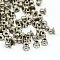 End Findings, Platinum, 4mm , hole: about 1mm