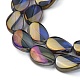 Transparent Electroplate Glass Bead Strands&nbsp;EGLA-C001-FR04-2