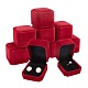 Square Velvet Ring Boxes&nbsp;VBOX-WH0002-01B-1