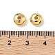 真鍮ビーズ  ロンデル  ラックめっき  カドミウムフリー＆鉛フリー  18KGP本金メッキ  7x4mm  穴：1.6mm&nbsp;KK-I476-30C-G-3