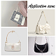 2Pcs 2 Colors ABS Imitation Pearl Bag Chain&nbsp;FIND-WR0004-49-4