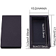 クラフト紙の折りたたみボックス  引き出しボックス  長方形  ブラック  17.2x10.2x4.2cm  16個/セット&nbsp;CON-BC0004-32D-B-2