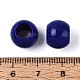 不透明なアクリルビーズ  ラウンド  ミッドナイトブルー  12x9.8mm  穴：6.5mm  約850個/500g&nbsp;SACR-N018-05K-2