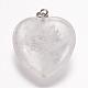 Natural Quartz Crystal Pendants&nbsp;G-E338-10C-1