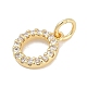 Rack Plating Brass Charms&nbsp;KK-Q028-55G-2