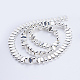 Electroplate Non-magnetic Synthetic Hematite Beads Strands&nbsp;G-J382-4x8x2mm-B04-1