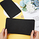 フェルトインサートバッグボトム  クッションパッド  長方形  ブラック  35x18x0.45cm&nbsp;DIY-WH0308-167C-04-3