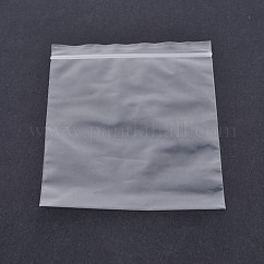 プラスチック製のジッパー付き密封袋  再封可能な包装袋  セルフシールバッグ  長方形  透明  5x4cm  片側の厚さ：2ミル（0.05mm）  約100個/袋
