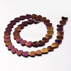 Electroplate Non-magnetic Synthetic Hematite Bead Strands&nbsp;G-F300-23E-04