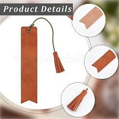 2Pcs Cowhide Bookmarks with Tassel&nbsp;AJEW-CL0002-71