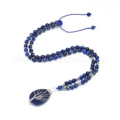 Natural & Synthetic Mixed Stone Pendant Necklaces&nbsp;NJEW-P241-C