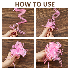 24Pcs 12 Colors Plastic Pull Bows&nbsp;AJEW-FH0009-01