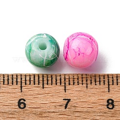 ガラスビーズ  ラウンド  透明なパチパチ＆つや消し  混合スタイル  ミックスカラー  8x7.5mm  穴：1.5~1.6mm  約735個/500g&nbsp;GLAA-XCP0001-26