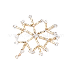 Christmas Seed Beads Beaded Charms&nbsp;PALLOY-MZ00328-02