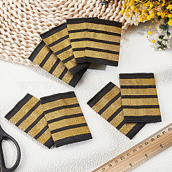 4Pcs Polyester Captain Epaulettes&nbsp;DIY-CY0002-91B