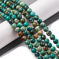 Dyed Natural Regalite/Imperial Jasper/Sea Sediment Jasper Beads Strands&nbsp;X-G-B124-C02-13
